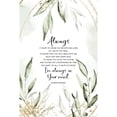 thumbnail image 1 of Dexsa Always Wood Plaque with Inspiring Quotes 6 inches x 9 inches, 1 of 2