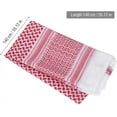 thumbnail image 2 of ZOUSSIQI Foulard Arabe pour Hommes Foulard à Carreaux Rouges pour Costume Musulman Accessoires CA919-60693, 2 of 8