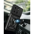 thumbnail image 3 of Magnetic Phone case compatible Infinix Note 30I, Slide Camera Lens Protection and Built in 360 Rotatable Ring Holder Cheap and fine, 3 of 5