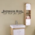 thumbnail image 3 of Decalgeek Removable DIY Wall Sticker Mural Home Decal Decor For Bathroom, 3 of 7