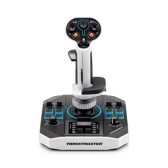 Thrustmaster Sol-R1 Flight Joystick, Hall Effect, 44 Buttons for Space Flight Sim - PC