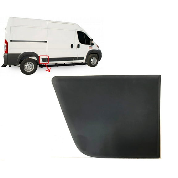 2014-2018 Compatible with Ram Promaster Side Body Molding Trim Right Rear Passenger 1500 2500 3500