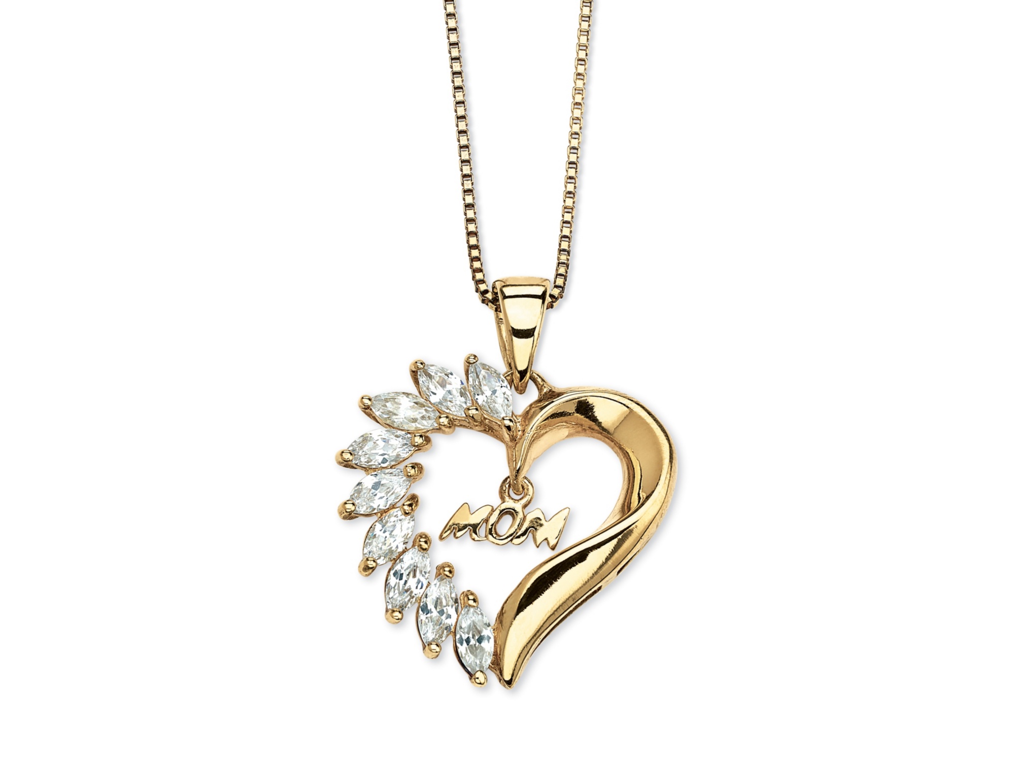 mom heart necklace walmart