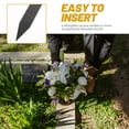 thumbnail image 3 of unbranded De Jardín Negro Con Estaca Para De Cementerio Duradero, 3 of 5