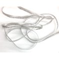 thumbnail image 4 of 1/4'' Metallic Silver Fringe 1/4'' Inch (7mm) Wide- Silver Flat Flat Braid 1 Sided 10 Yards), 4 of 4