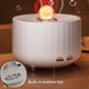 thumbnail image 5 of Humidificador de aromaterapia con llama simulada y efecto de luz fría nebulizador de alta frecuencia para dormitorio y sala de estar., 5 of 7