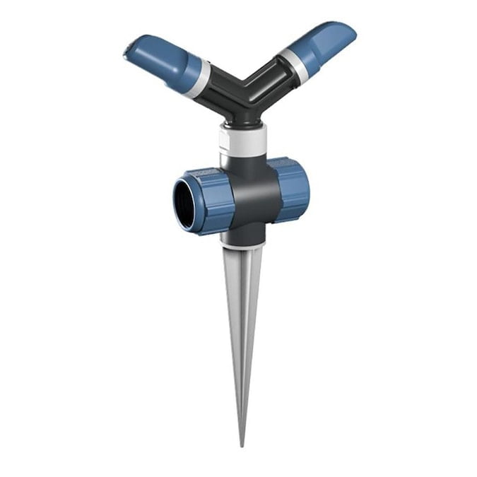 Gilmour Sprinkler 196SPB Pattern Master, Irrigatore A Impulso Con Base A Slitta, Copertura Fino A 0,5 M², Garanzia A Vita