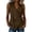 Brown, variant on Summer Tops for Women 2026 V-Neck Sleeveless Circle Tops - Side Pocket for Streetwear Green S