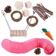 thumbnail image 2 of de juguetes para masticar hámster de animales de 11 piezas, accesorios de juguete Molar, entrenamiento para el atención Rosa Yinane Juguetes para masticar hámster, 2 of 8