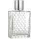 thumbnail image 4 of Botella cuadrada, botella cuadrada de vidrio transparente para llenarse, con atomizador de perfume y tapa, recargable compatible con 100ml, accesorios de viaje Afortunado Sencillez, 4 of 5