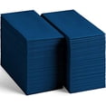 thumbnail image 3 of 100 Linen-Feel Colored Paper Napkins - Decorative Cloth-Like Dark Blue Dinner Napkins - Soft And Absorbent. For Kitchen, Party, Wedding, Bathroom Or Any Occasion. (Pack of 100), 3 of 7