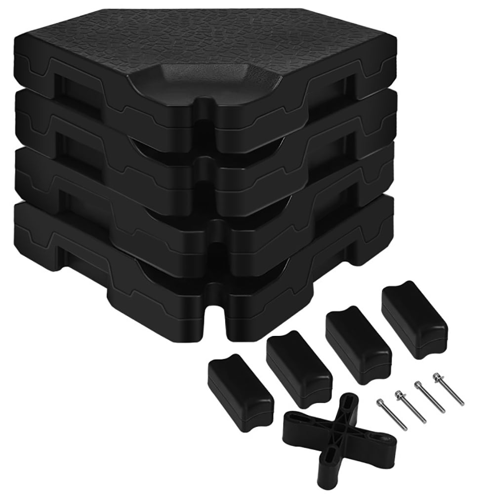 Aimee Lii Patio Cantilever Offset Umbrella Weights Base Plate Set, Patio Umbrella Base