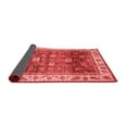 thumbnail image 2 of Ahgly Company Indoor Round Abstract Red Modern Area Rugs, 8' Round, 2 of 4