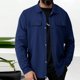 thumbnail image 1 of Ceisia Men's Solid Color Casual Style Jacket - 48%Polyester-38%Rayon-11%Cotton-3%Spandex for Daily & Outdoor Wear Gift, 1 of 9
