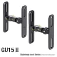 thumbnail image 3 of braveheart 2pieces Solid Stainless Steel Speaker Mount For Home Music Player Holder Wall-mounted Speaker Rack Style 1, 3 of 6