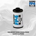 thumbnail image 2 of Ilford FP4 Plus 35mm Black and White Medium Speed All-Purpose Film with 36 Exposures Bundle (10-Pack), 2 of 7
