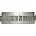 thumbnail image 4 of Titanium Brushed Serenity Prayer Laser Design 8mm Band (Size 7) Made In China tb26g-7, 4 of 5