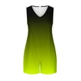 thumbnail image 4 of Antinious Women Solid Spaghetti Strap Pocket Sleeveless Loose Short Jumpsuit, 4 of 4
