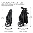 thumbnail image 5 of Britax® Prism™ Full-Size Travel System With Willow® S Infant Car Seat and Alpine® Base — Raven Black, 5 of 5