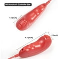 thumbnail image 4 of Wii Wii Manette Nunchuk Wii, Lot de 2 Manettes Nunchuk de Remplacement Télécommande Joystick Manette Compatible avec Console U (Rouge), 4 of 7
