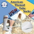 thumbnail image 3 of SOCKS'NBULK USA Pride Wholesale Cotton Socks For Men Woman Children, American Themed Socks (Kids (6-8) Tube, 48), 3 of 7
