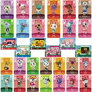 32pcs NFC Cards for Animal Crossing New Horizons Villager ACNH Switch/Switch Lite Wii U New 3DS with Case