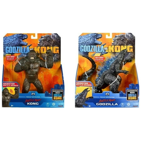 Godzilla Battle Roar & King Kong Battle Roar 2 Pack Bundle