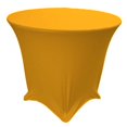 thumbnail image 2 of LA Linen TCSpandex36Rx30H-YellowX47 Round Spandex Tablecloth, Yellow - 36 x 30 in., 2 of 7