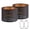 ‎Black02, variant on NATYSWAN Drum Lampshades Set of 2, Fabric Lampshades for Table Lamps Floor Lamps, 13" Top x 11" Bottom x 10" High, Lamp Shade Harp Holder Included