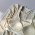 thumbnail image 2 of Traje de Yoga adelgazante de malla Sexy para mujer, Sujetador deportivo falso, dos piezas de entrenamiento de secado rápido, cubierta de Pilates, 2 of 6