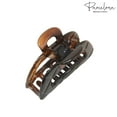 thumbnail image 3 of Parcelona French Elite Medium Covered Spring Tortoise Shell Jaw Hair Claw Clamp, 3 of 8