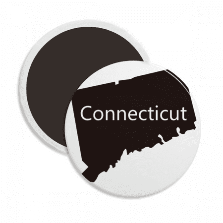 

Connectic America USA Map Outline Round Ceracs Fridge Magnet Keepsake Decoration