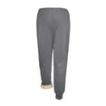 thumbnail image 4 of Tuphregyow Women's Winter Warm Fleece Lined Leggings with Pockets Casual Solid Elastic Waist Long Pants for Yoga Pants Lady Fashion Pants Gray XXL, 4 of 4