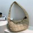 thumbnail image 2 of Bolso de mano informal coreano para mujer, bolso de mano de diseñador de lujo, bolso de hombro de gran capacidad cuadrado con bordado de poliéster, novedad de 2024, 2 of 5
