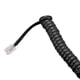 thumbnail image 5 of Cable de auricular telefónico Uxcell RJ9 Plug 4P4C para teléfono de línea en espiral para hogar u oficina negro 22.97 pies, 5 of 5