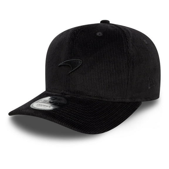 McLaren F1 Team New Era Unisex Corduroy 9Fifty Pre-Curve Black Hat 2025
