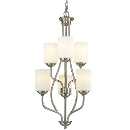 

6 Light Chandelier in Fusion Style 18 inches Wide By 33 inches High Bailey Street Home 372-Bel-1809765