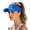 Blue, variant on Ticikt Adult's Adjustable Sun Visor Hat, UPF 50+ Lightweight Cap for Sports and Beach,Grey