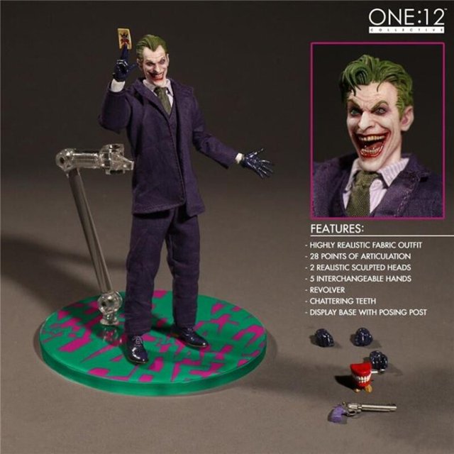Mezco uno: 12 figuras de acción de Batman flecha verde Mary Shelley's Frankenstein Shazam juguetes de modelos coleccionables regalos zhangyuxiang unisex