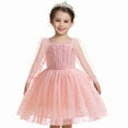 thumbnail image 4 of Baby Girl Bowknot Flower Dress Wedding Birthday Christmas Tulle Gown for 1-7Y, 4 of 9