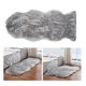 thumbnail image 5 of Cubierta de sofá de silla de oveja sintética suave Baoblaze Alfombra de área peluda para sofá de piso de dormitorio sala de estar decoración gris L, 5 of 8