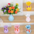 thumbnail image 1 of Flower Vase Shatterproof Desktop Decor Mini Lotus Leaf Mouth Imitation Ceramic Vase for Home, 1 of 9