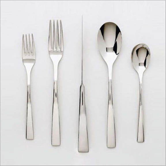 Ginkgo 079914-49005-4 President 5 Piece Place Setting - 18-10 Stainless - Mirror Finish