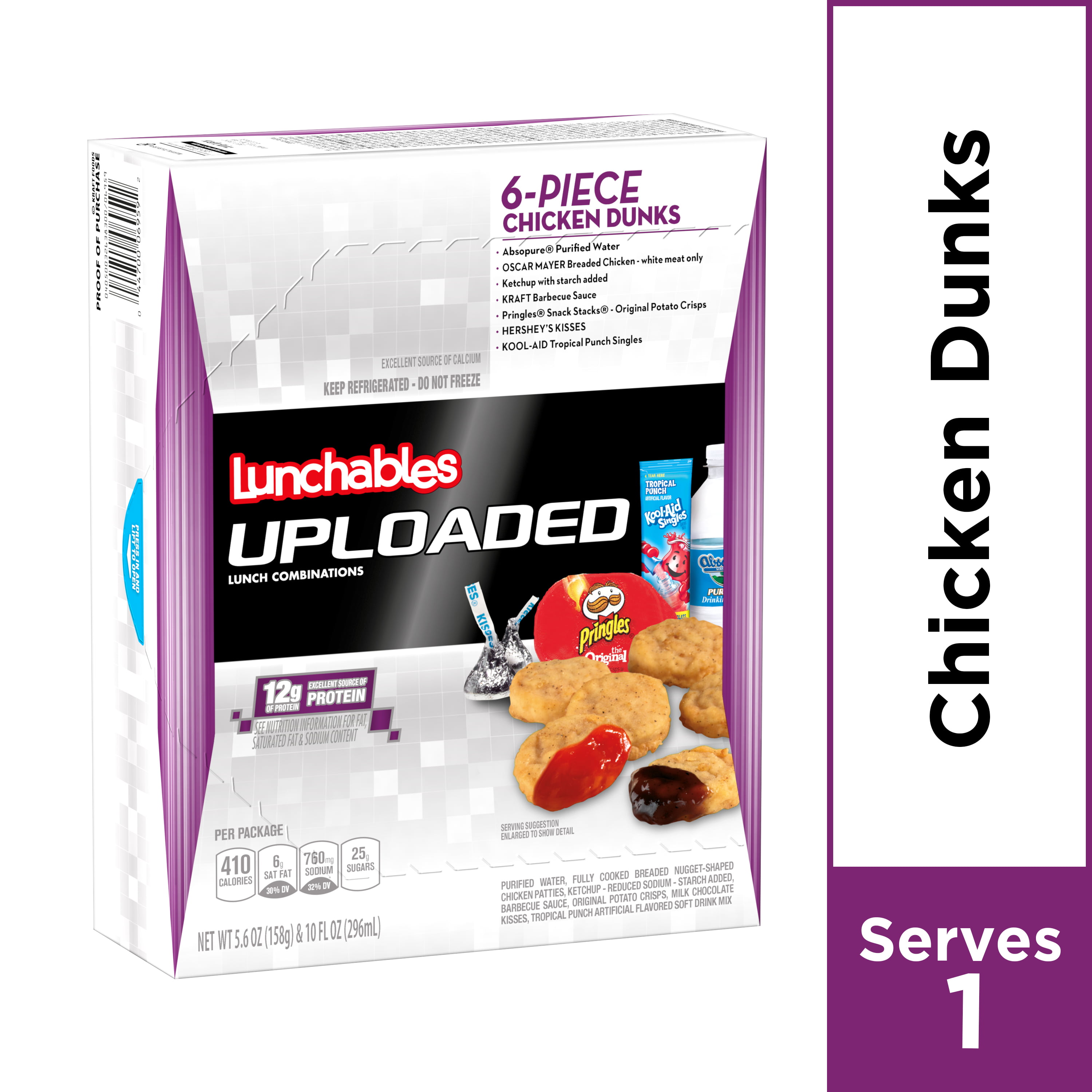 Lunchables Uploaded 6 Piece Chicken Dunks, 15.6 oz Box