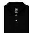 thumbnail image 2 of Wonder Nation Boys School Uniform Short Sleeve Polo, Sizes 4-18, 2 of 3