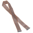 thumbnail image 3 of IDC Rainbow Wire Flat Ribbon Cable 2.54mm Pitch 34 Pins FC Dual Female Connector 39.37in 1Pcs, 3 of 5
