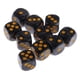 thumbnail image 5 of Dados D6, dados de 6 caras, 16 mm, accesorios para juegos de mesa, juego de 10, 10 colores Negro, 5 of 6