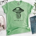 thumbnail image 2 of Don't Be Jelly Shirt, Unisex Women's Men's Shirt, Jelly Fish Shirt, Fishing Shirt, Fish T-shirt, Heather Apple Green, Medium, 2 of 6