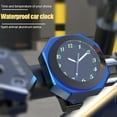 thumbnail image 4 of Aluminum Alloy Motorcycle Clock Waterproof Mount Quartz Clock Watch Luminous, 4 of 5