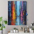thumbnail image 4 of Impressionist Cityscape Oil Painting, Vibrant Abstract Street Scene for Living Room, Office, Bedroom Decor, 4 of 8